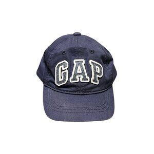 Baby Gap Navy and‎ Blue Hat Spellout Patch Logo Small
